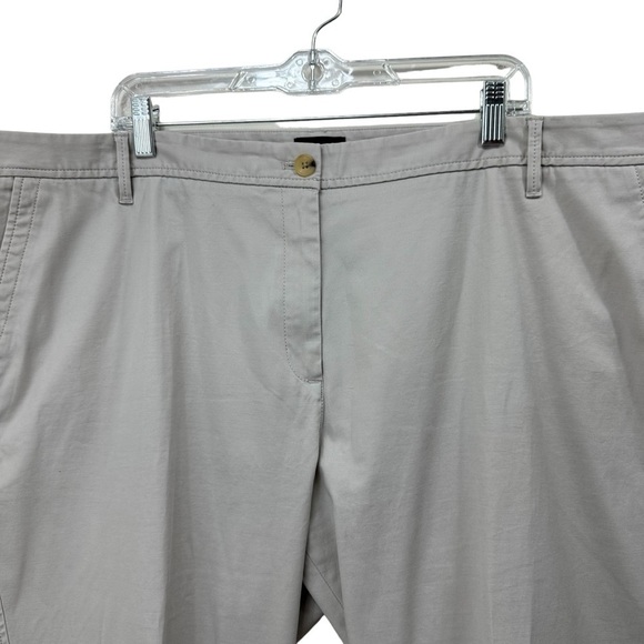 Talbots Relaxed Chino, Cotton Stretch, Ankle, 22W - Picture 4 of 9